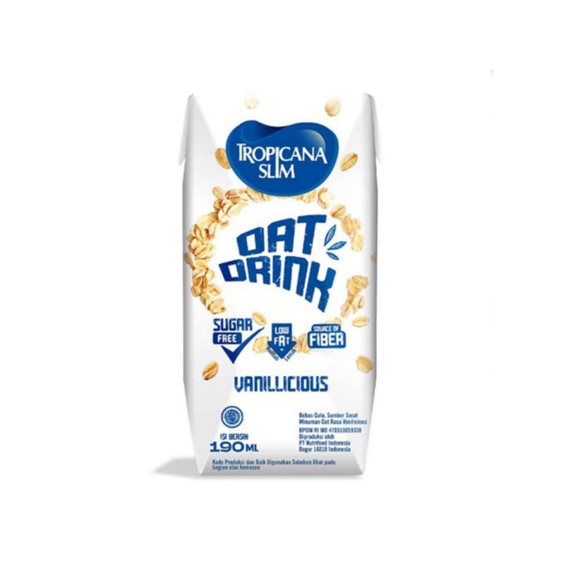 

[ 3 Pcs ] Tropicana Slim Oat Drink 190ml / Vanillicious / Cantaloupe Melon