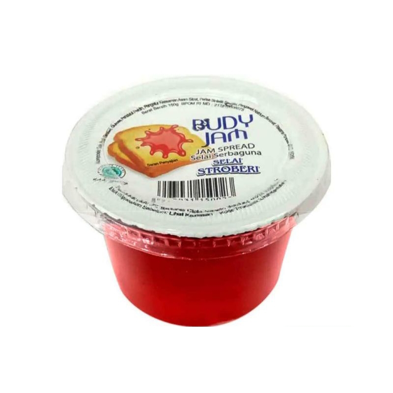 

Budy Jam Spread Selai 150gr / Stroberi / Cokelat / Kacang