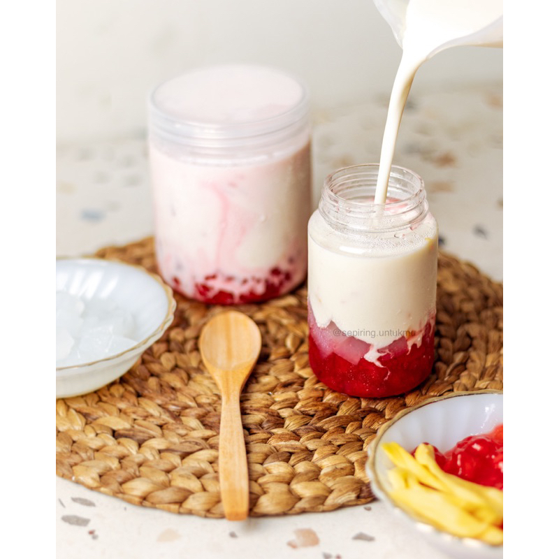 

ES MERAH DELIMA / THAI RED RUBY CREAMY DRINK