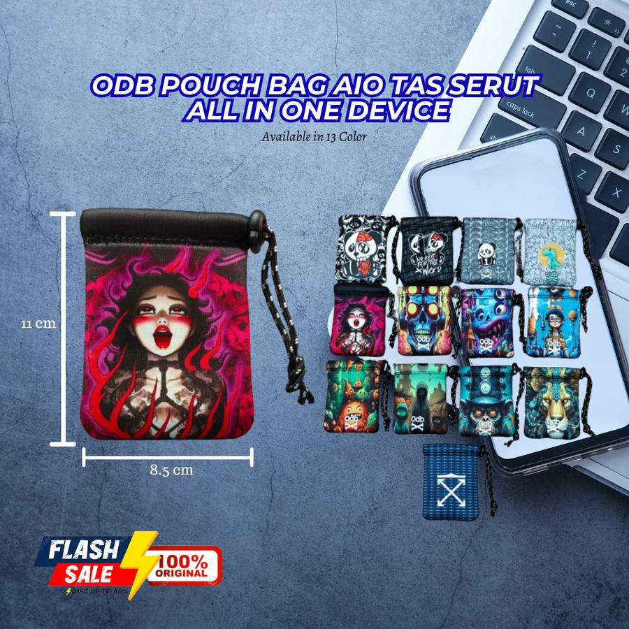 MOLAN CANO ODB Pouch Bag AIO Tas Serut All In One Device / Gadget All Varian