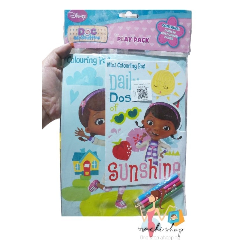 *Colouring pad doc mcstuffins