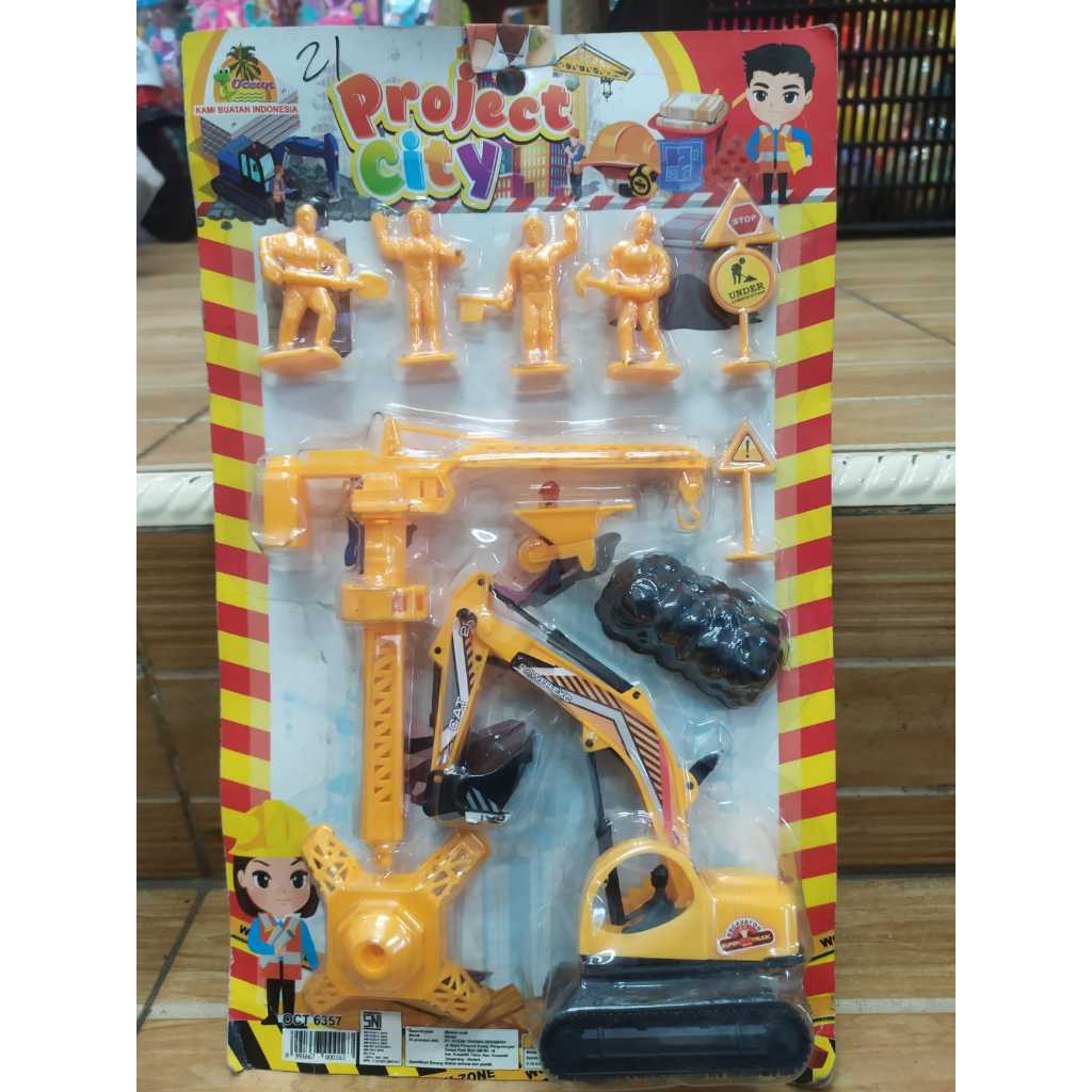 Mainan Anak Truk Bego Set Project City OCT6357