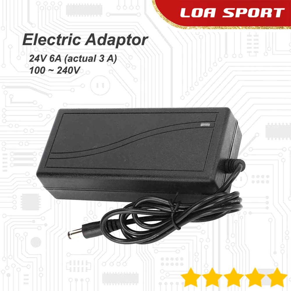Adaptor 24V 3A Power Supply Switching 100-240V AC/DC Adapter - HD3