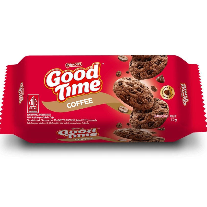 

Good Time Coffee Chocochips Cookies 72 gr