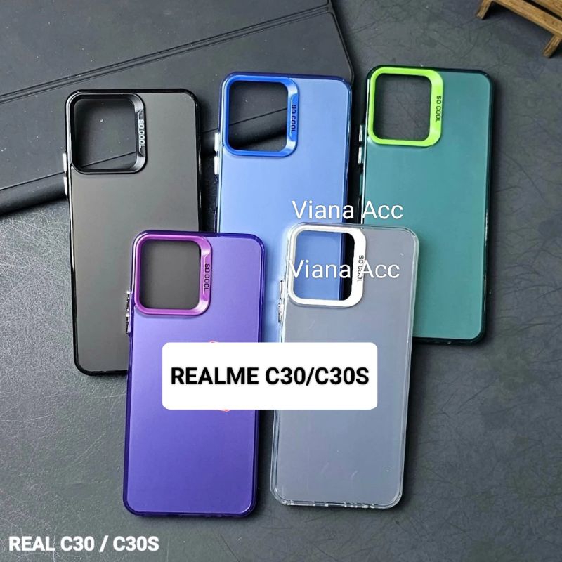 SLICON REALME C30/C30S CASE IMD HYBRID PLATE HOLOGRAM