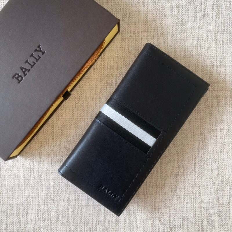 DOMPET PRIA BALLY LEATHER MEN LONG WALLET IMPORT PREMIUM AAA QUALITY