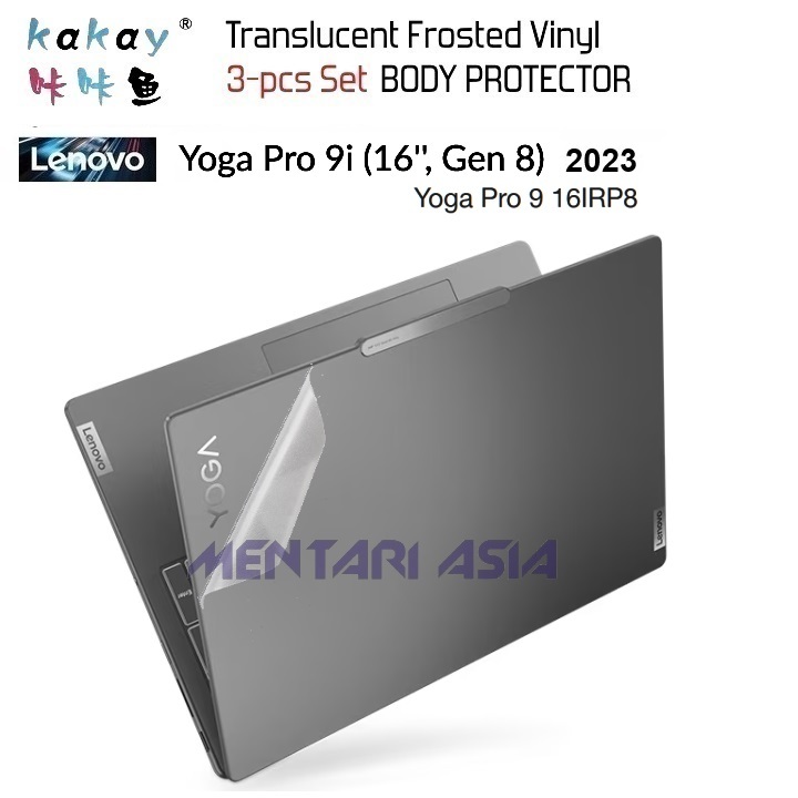Body Protector Lenovo Yoga Pro 9i 16IRP8 - KAKAY Premium MATTE Vinyl
