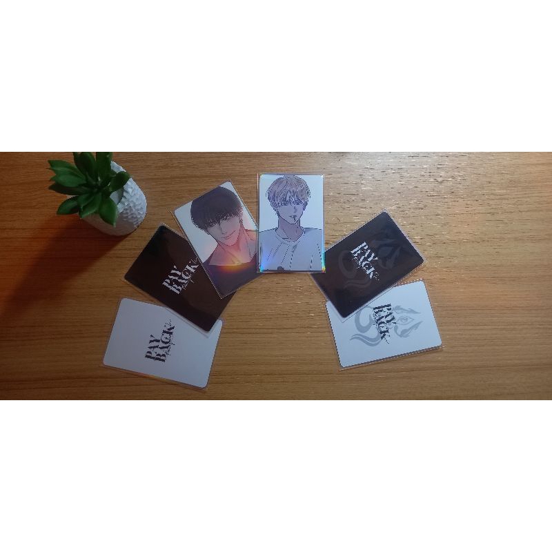 BUY 4 GET 1 Photocard Payback Manhwa bl Yoohan Yoonjay