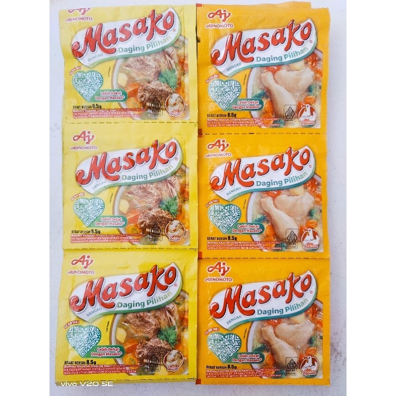 

Masako ayam sapi serenceng isi 12 pcs