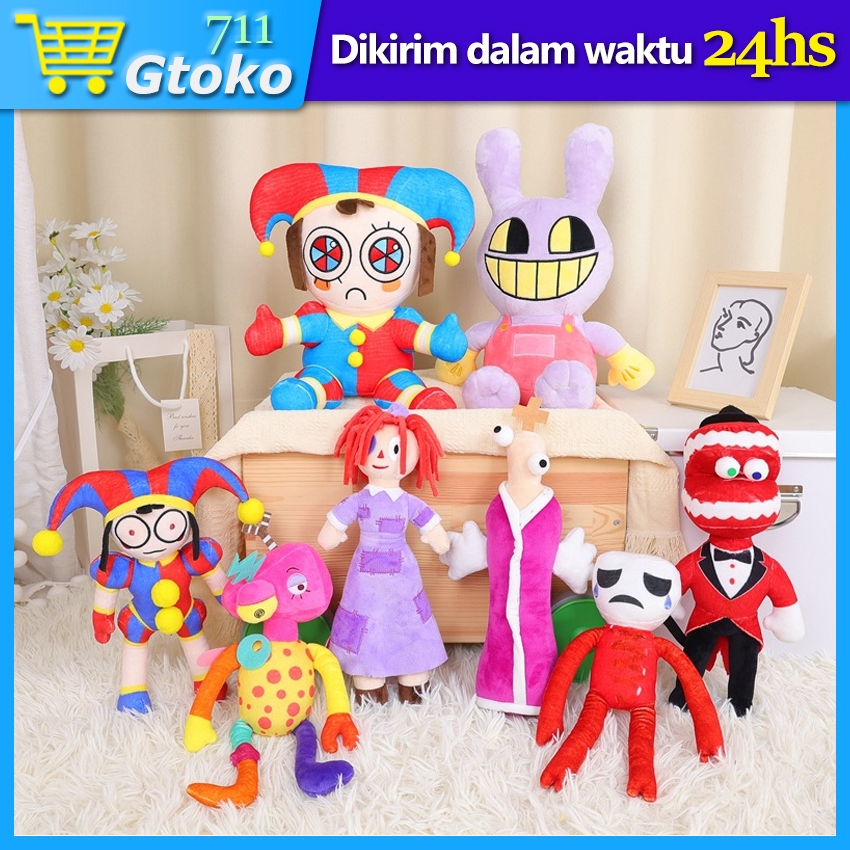 Boneka Plushie The Amazing Digital Circus Pomni Jax TADC Plush Doll Mainan Anak