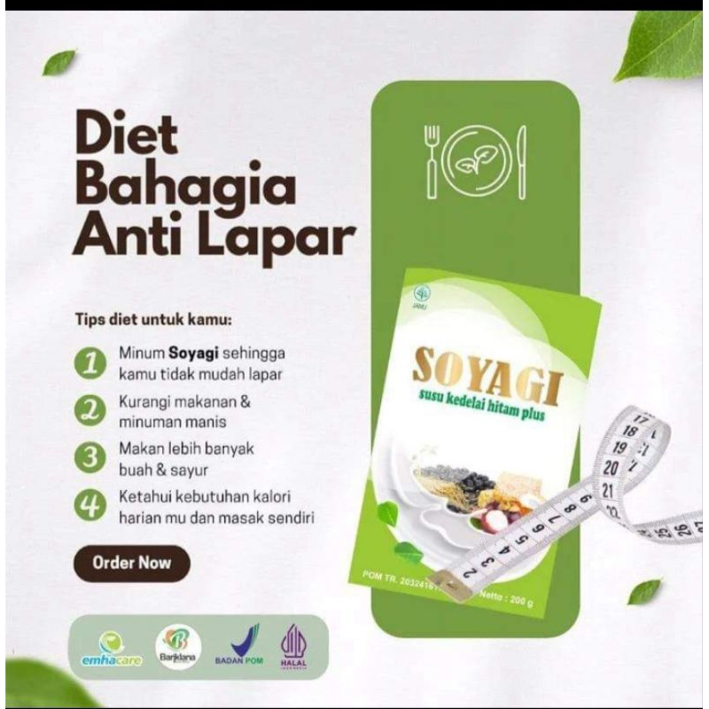 

diet bahagia bersama soyagi susu kedelai hitam