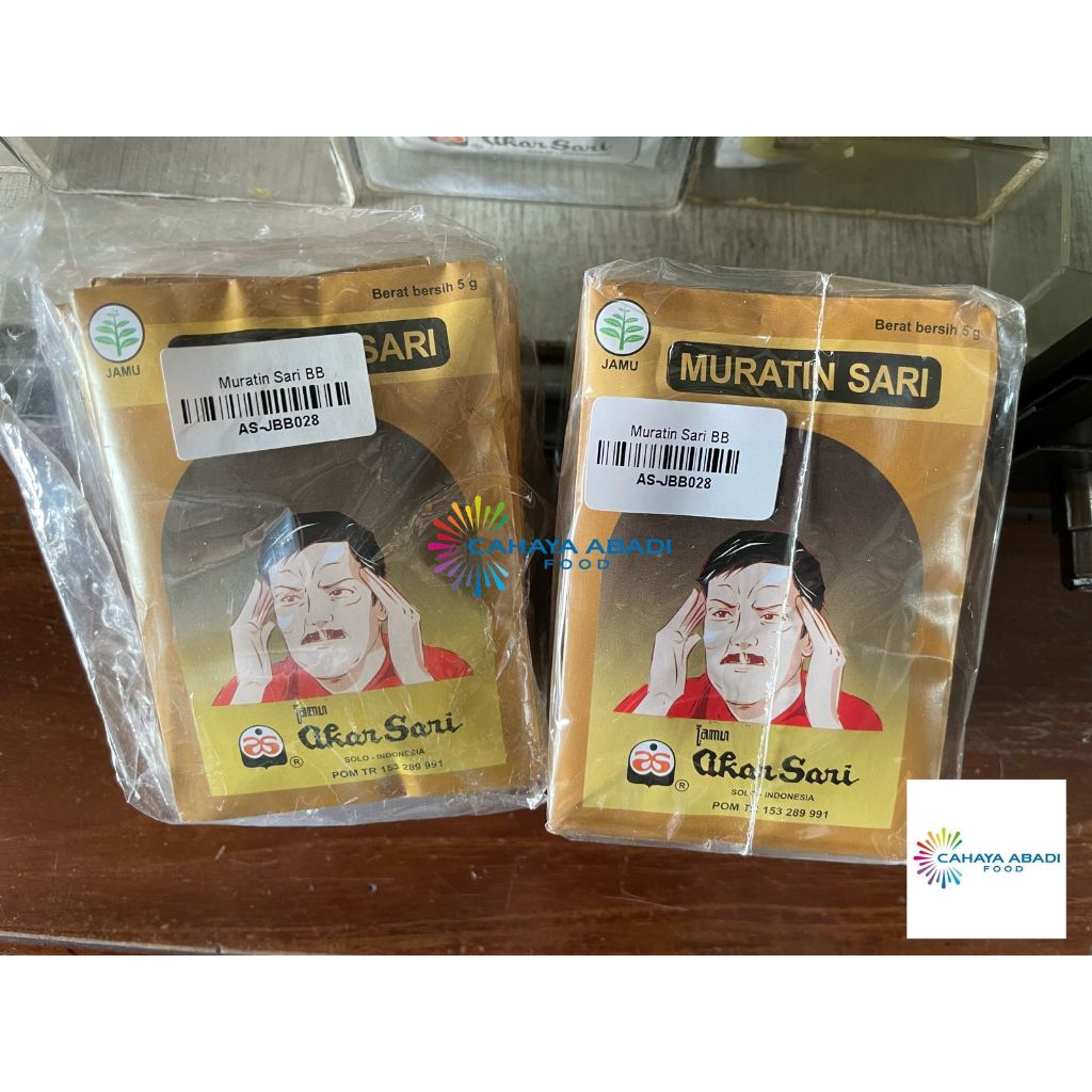 

Jamu Akar Sari - Muratin Sari Bubuk Isi 8pcs - Untuk Gejala Tekanan Darah Tinggi
