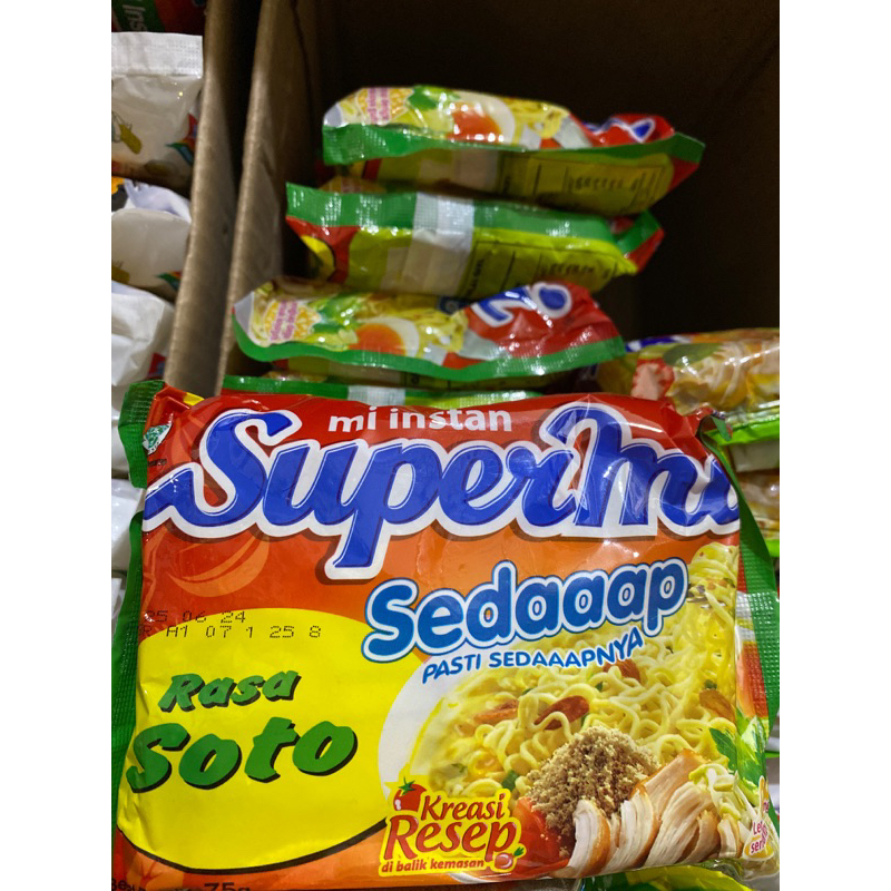 

Mie Supermi Sedaaap Rasa Soto