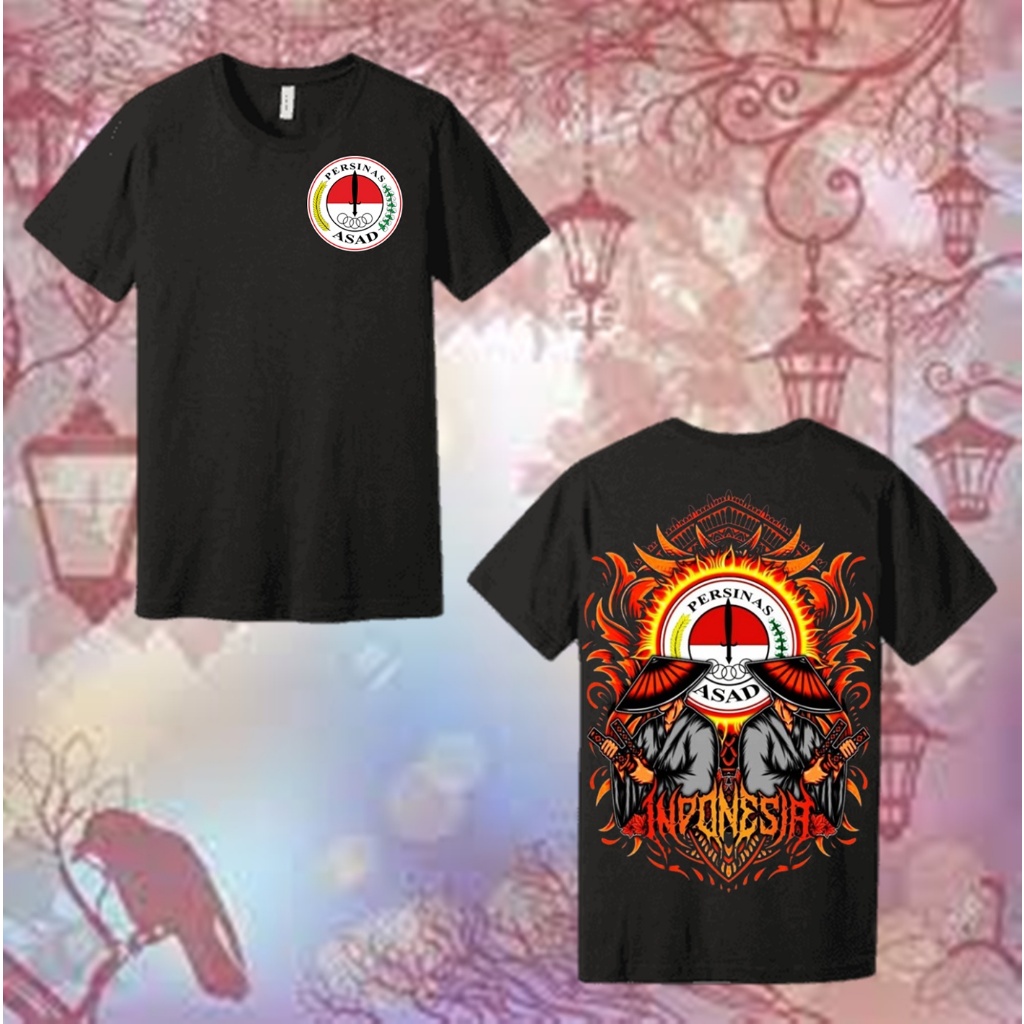 Kaos Persinas  "  ronin  " ASAD 1993 Tshrit Fighter Indonesia  jokam jamaah oke LDII 354 murah terba