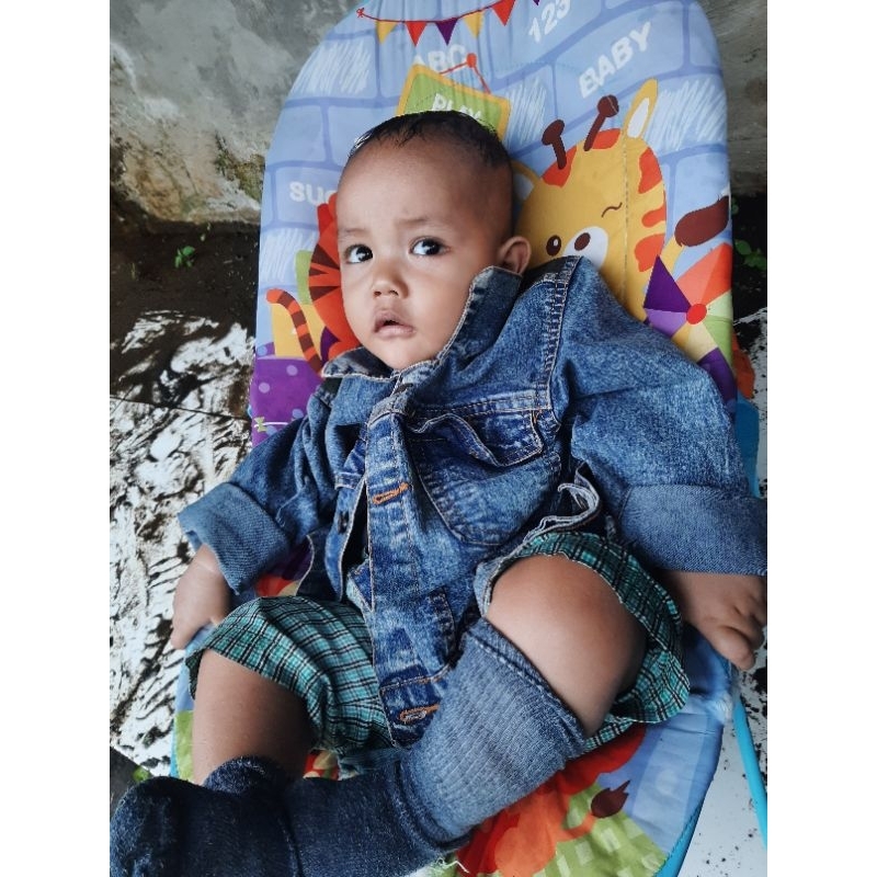 paket jaket jeans preloved anak