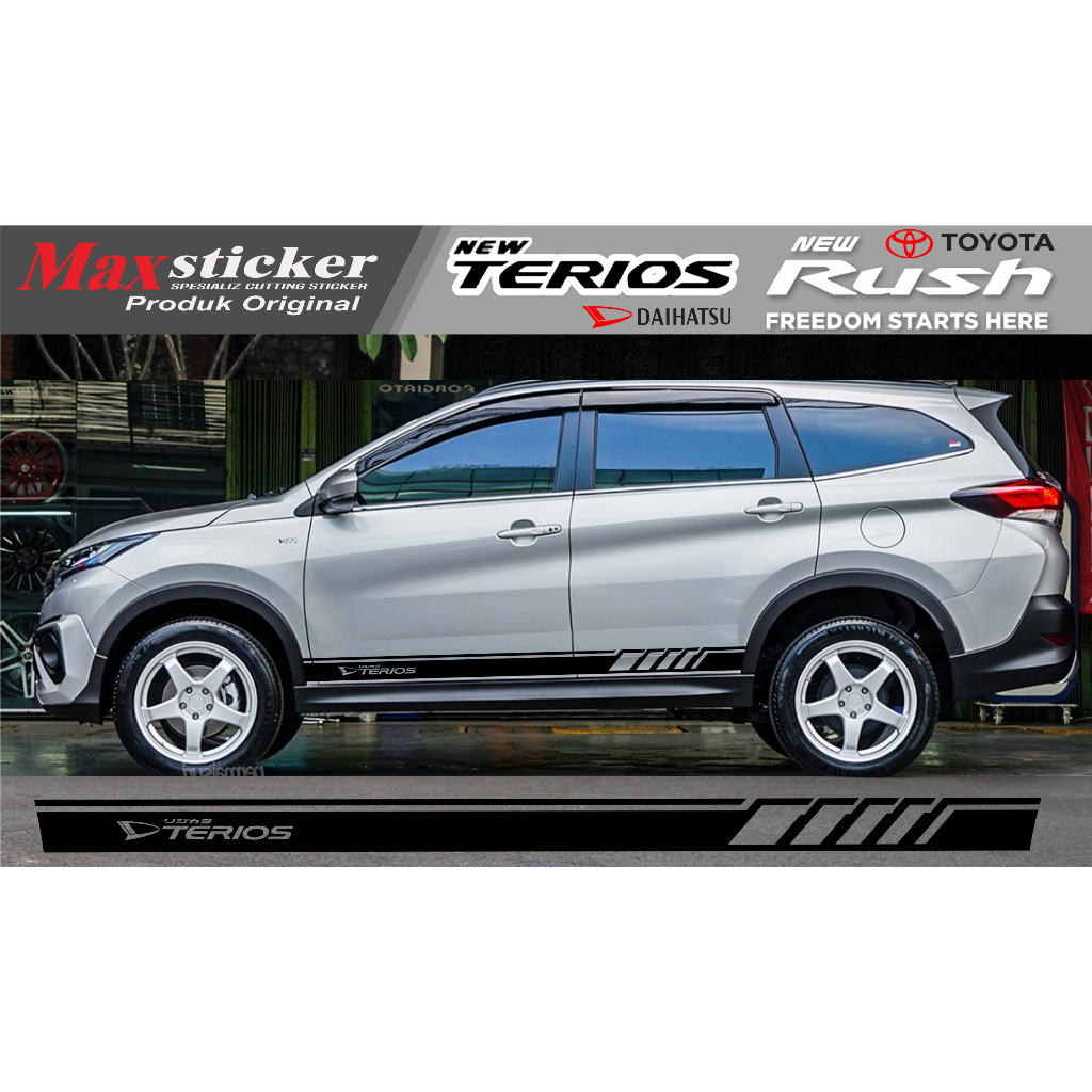 Sticker MOBIL all new RUSH-TERIOS 2018 2022 CUTTING STICKER MOBIL TERIOS
