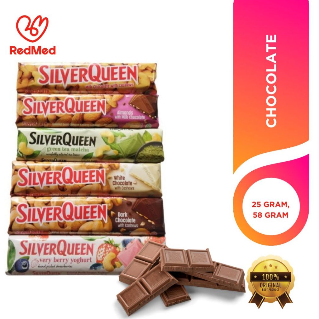 

SILVERQUEEN CHOCOLATE 25GR & 58GR