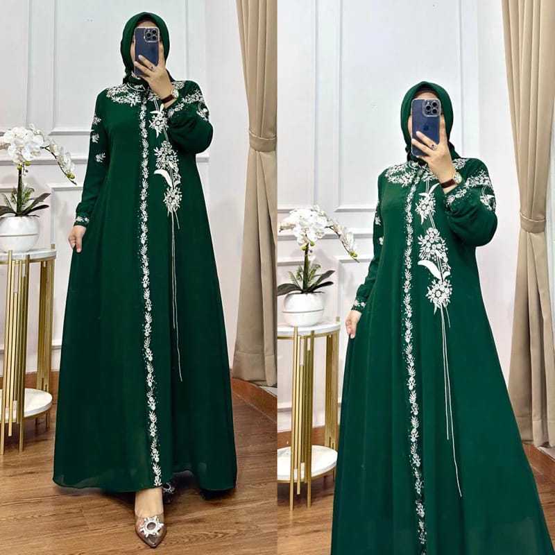 GAMIS CERUTY BABYDOLL IMPORT PREMIUM ( FREE HIJAB )