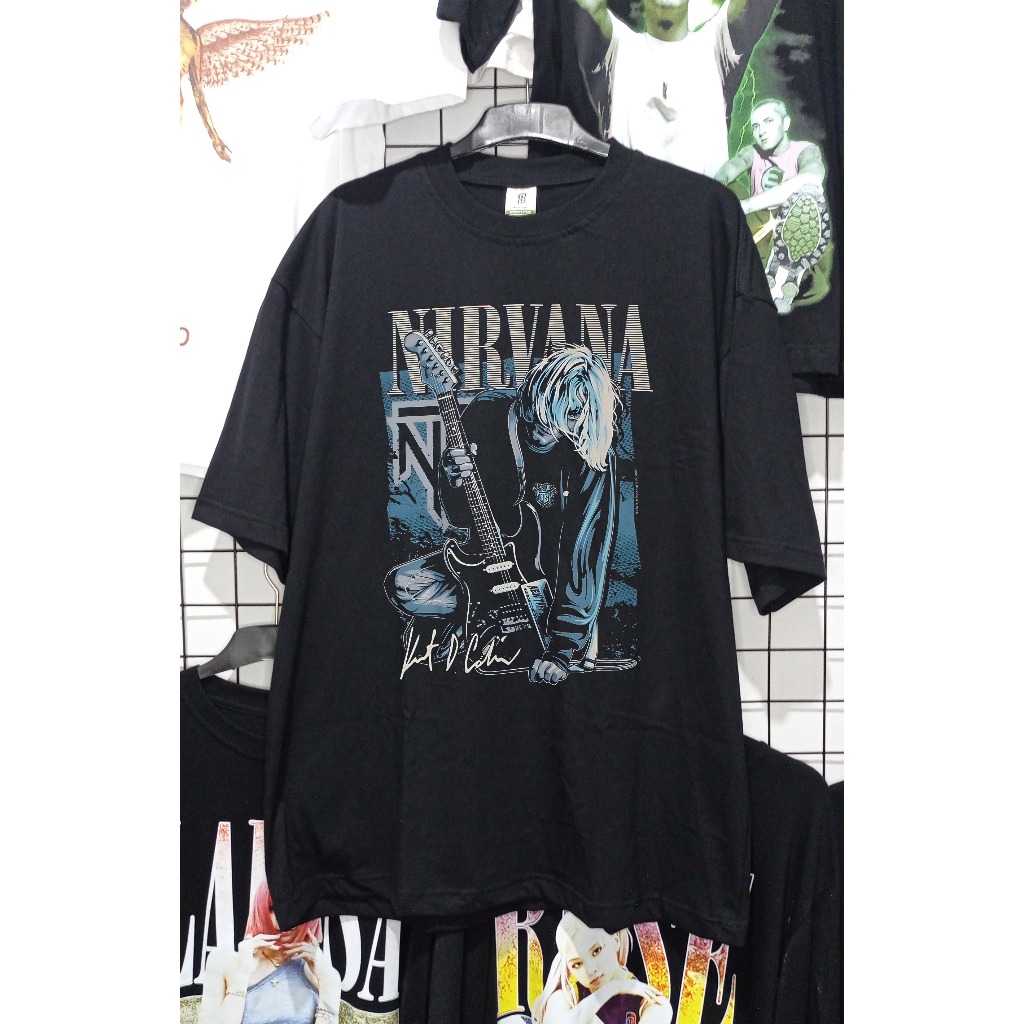 KAOS BAND OVERSIZED Vintage Nirvana Kurt Cobain