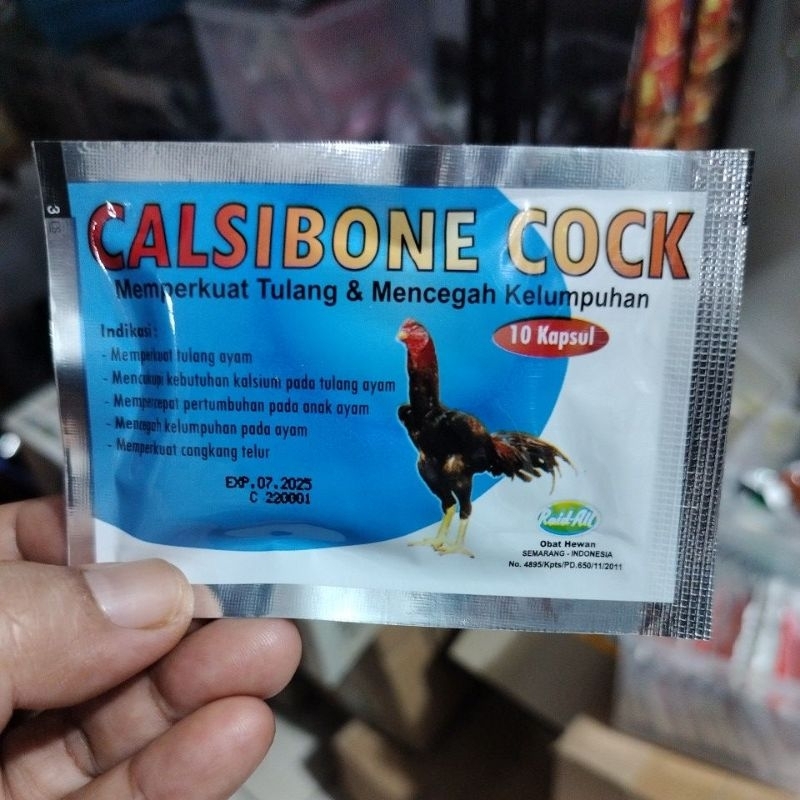 CALSIBONE COCK Memperkuat Tulang Ayam Kalsium Ayam
