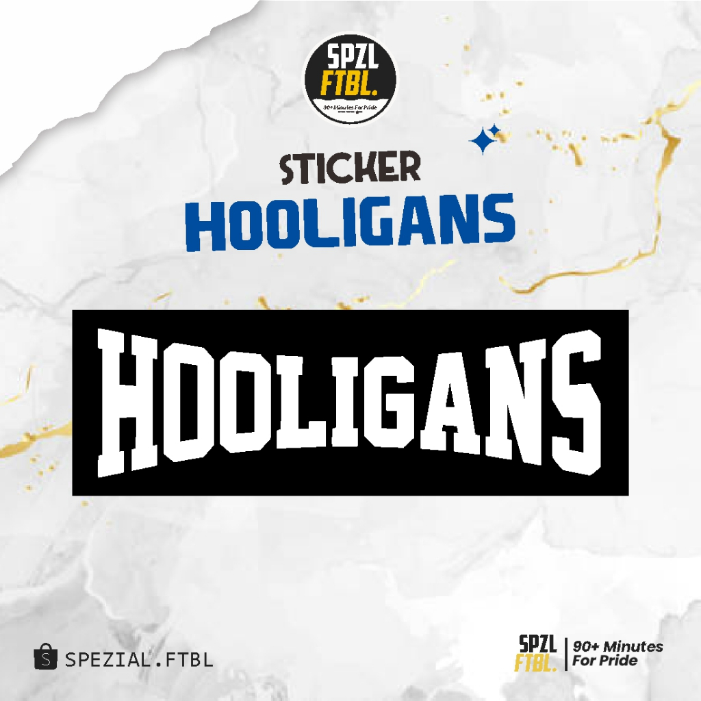 

STICKER HOOLIGANS - STIKER FOOTBAL CASUAL, STIKER LAPTOP, AKSESORIS HP, HELM