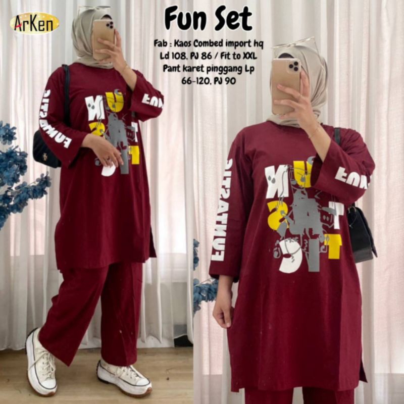 BAJU FUN SET  BY ARKEN