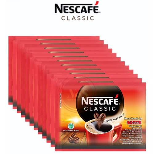 

Nescafe Classic Kopi Instan 10x2 Gram