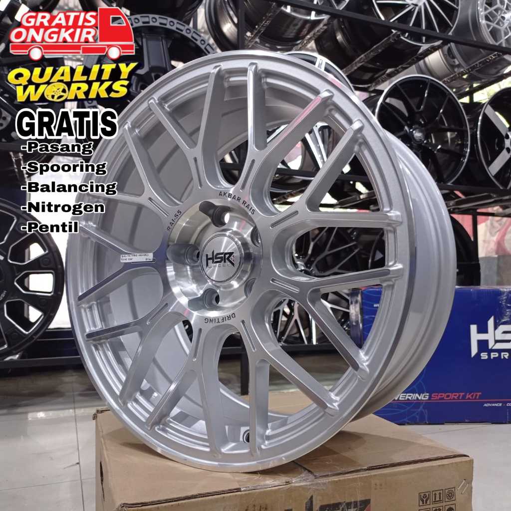 Velg Mobil Ring 18 Hsr Wheel Rai-S5 - Xpander, Xl7, Ertiga, Serena, Innova