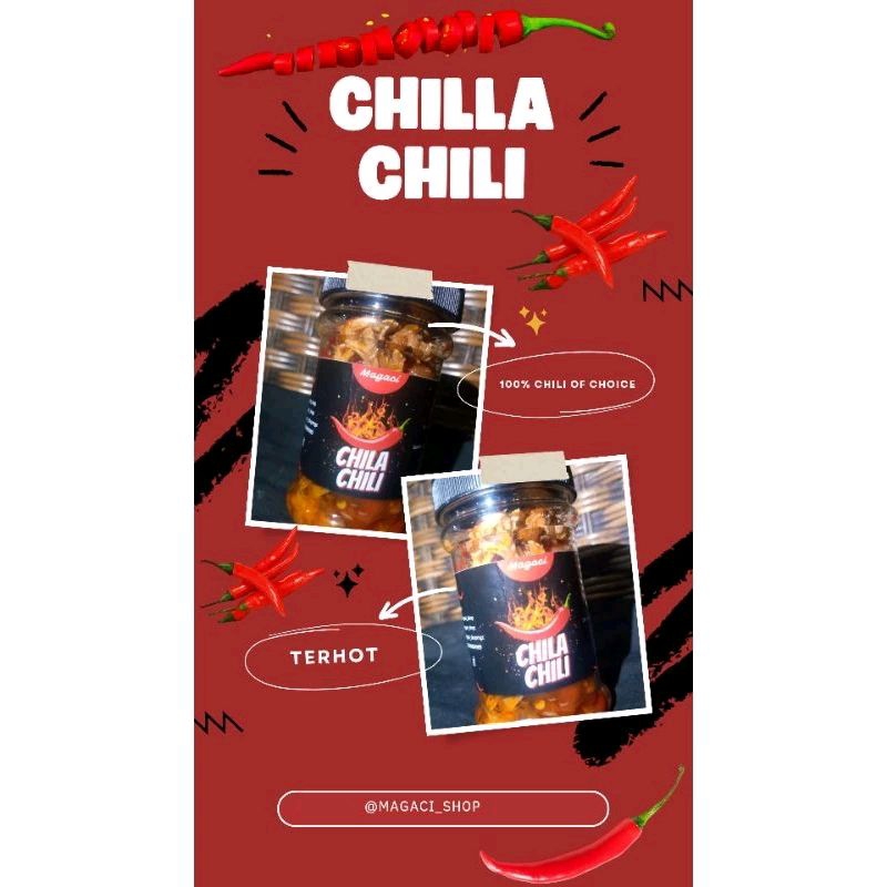 

chilla chilli//Sambal//sambal cumi//sambal bawang//sambal ikan tongkol//100%terpedas//tanpa bahan pengawet//sambal kemasan
