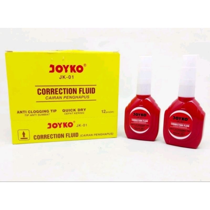 

Tip Ex Cair / Correction Fluid Joyko