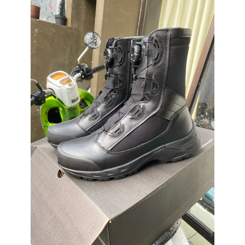 SEPATU PDL RESLETING TALI PUTAR ASLI KULIT SAPI