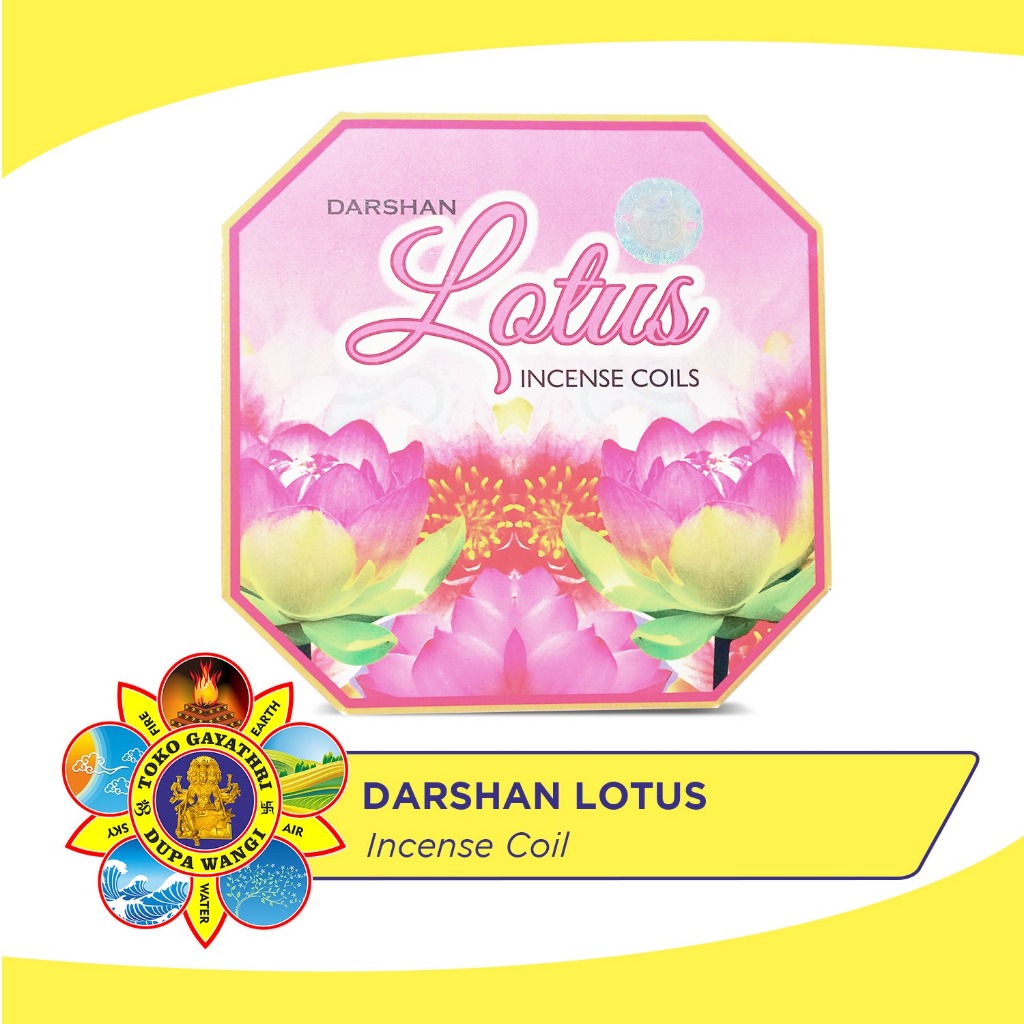 Dupa India Aromaterapi Coil - Darshan Lotus
