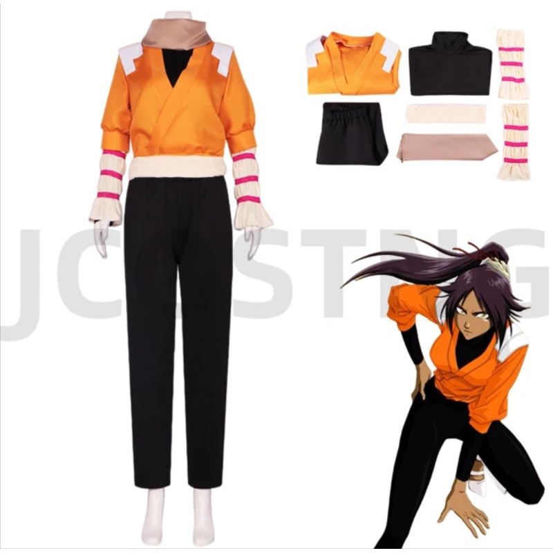 Shihouin Yoruichi Bleach Costume Cosplay