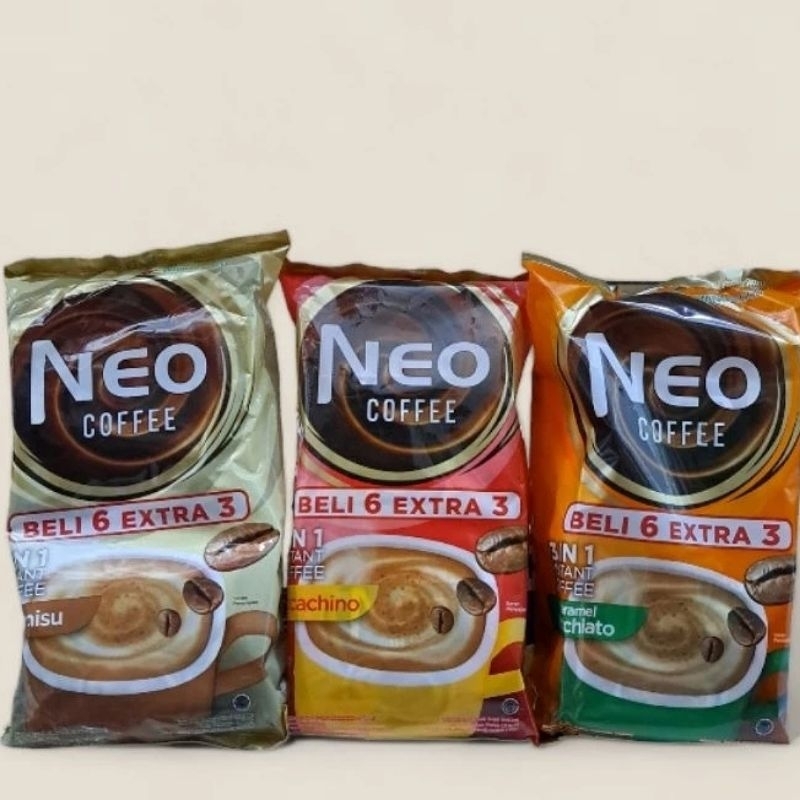 

Neo Coffee Kopi Instan 3 in 1 isi 9 sachet