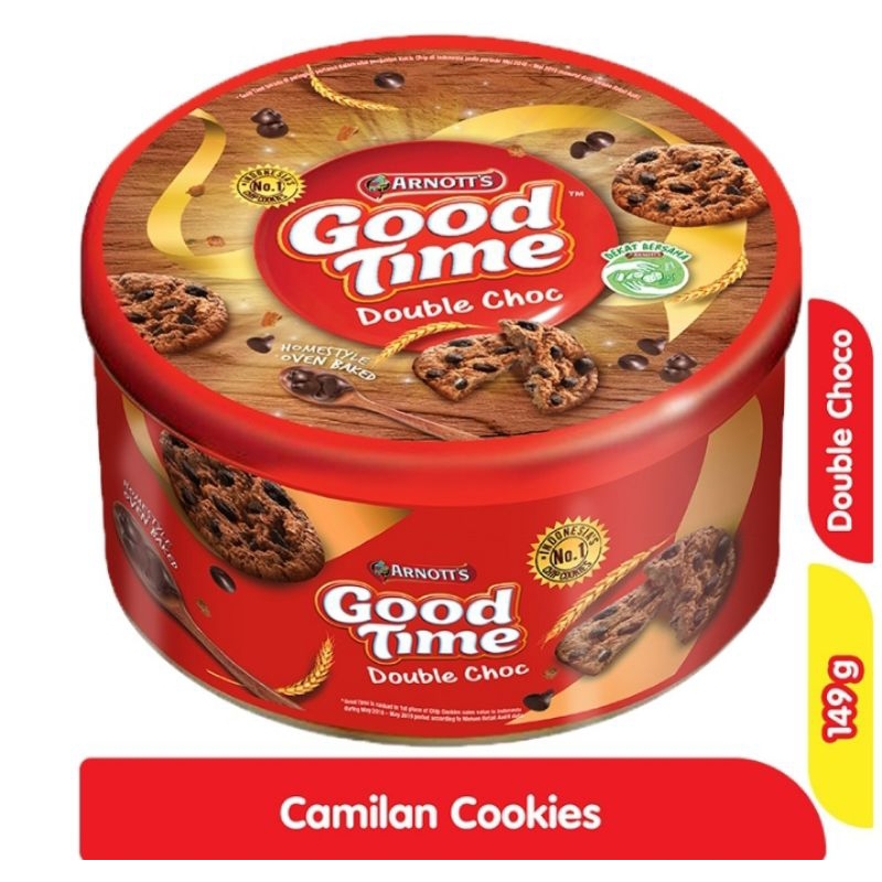 

Good Time Cookies Double Choc 149g