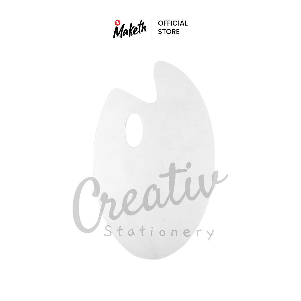 

H7Y Palet Lukis Transparan Bening Transparent Palette Acrylic Plastic 20 X 30 Cm 22 X 28 Cm MAKETH