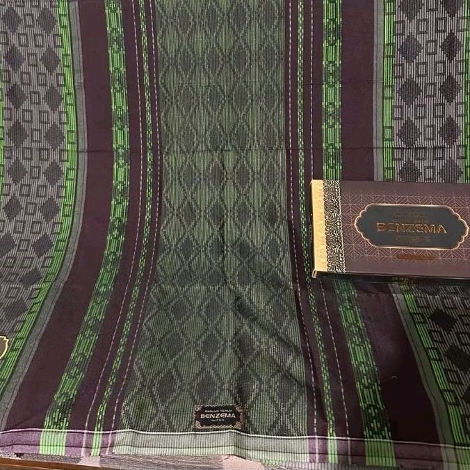 Sarung Tenun Benzema Parlente Songket Dobby Timbul Original Sarung Seragam THR Partai