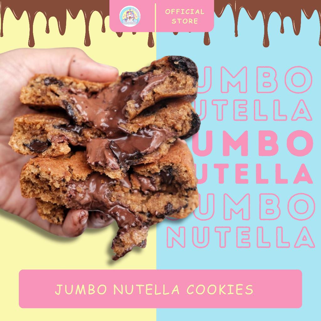 

JUMBO SOFT Baked COOKIES NUTELLA LUMER/JUMBO SMORES MARSHMALLOW LUMER SOFT COOKIES Viral