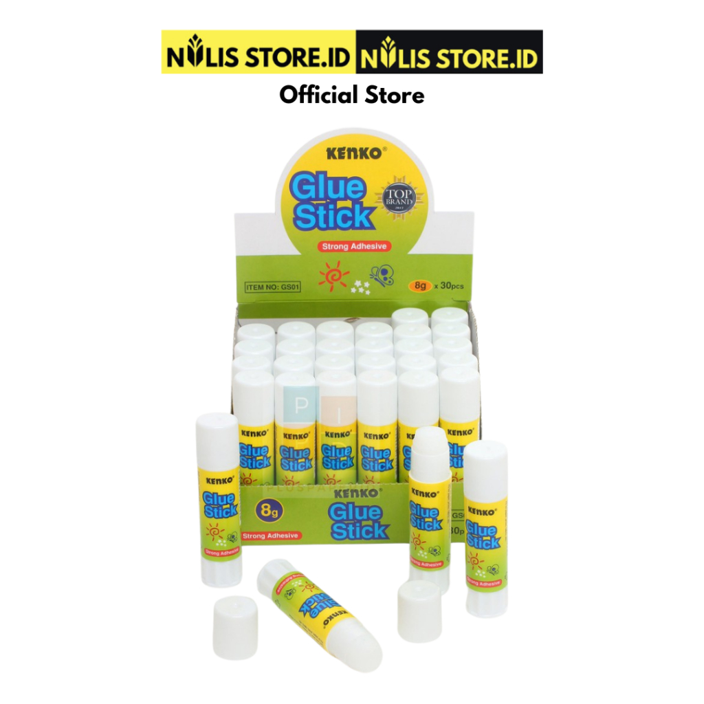 

KENKO - Lem Kertas Glue Stick 8, 15, 25 gram - Pcs