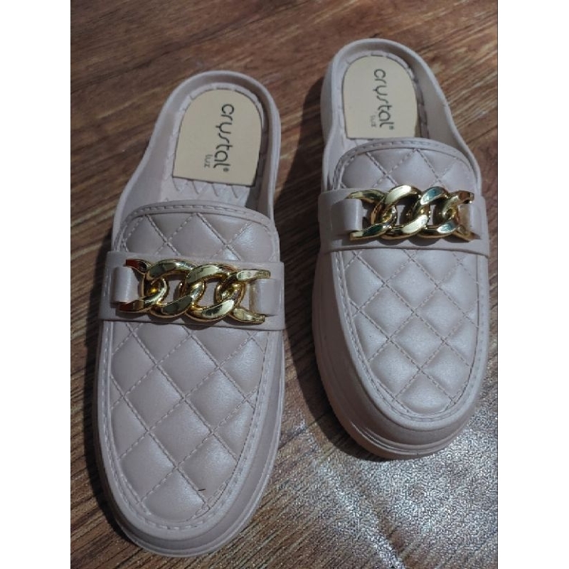 Sandal Bustong Wanita Terbaru Sandal Selop Wanita Nyaman Sandal Cewek Depan Tertutup Trendy Sandal K