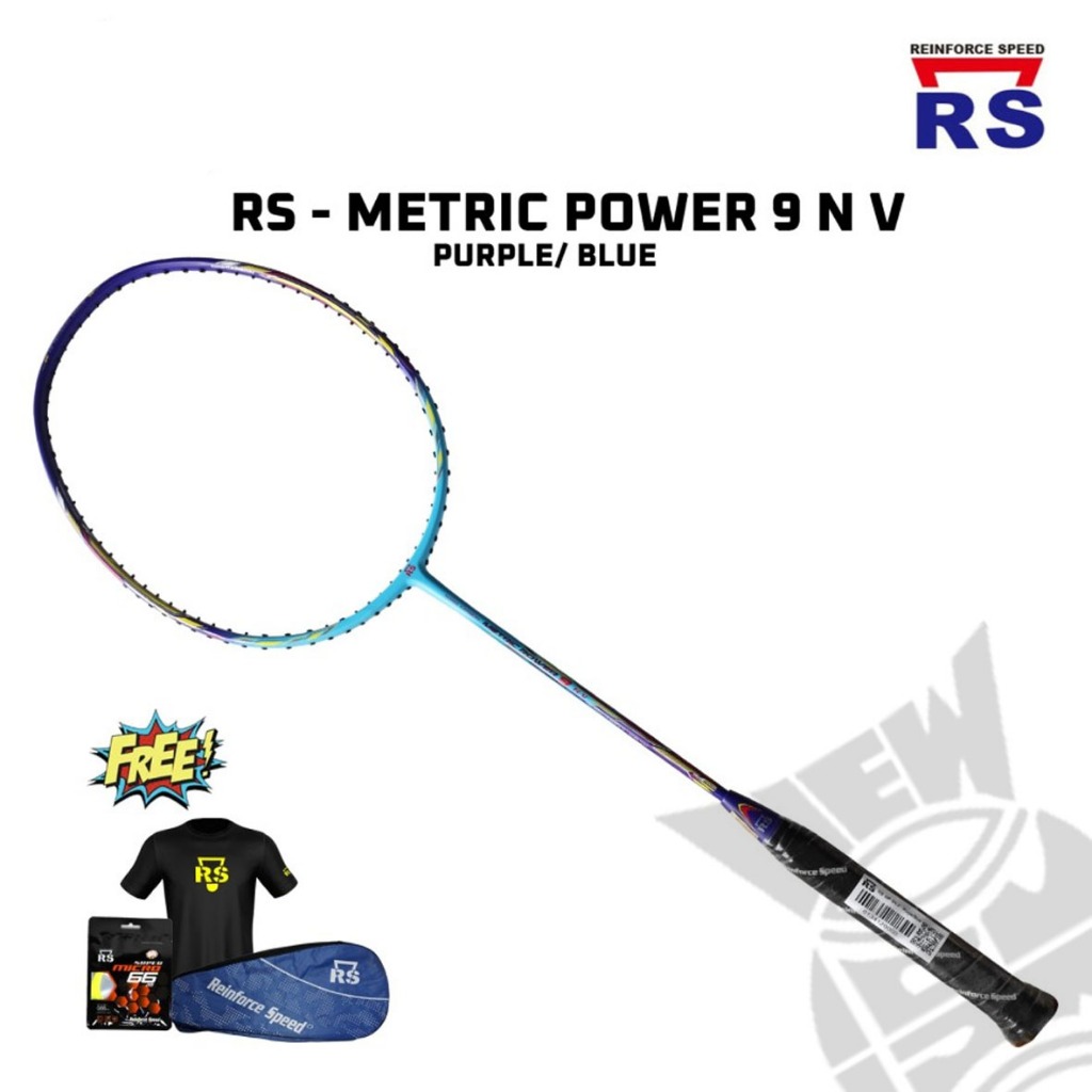Raket Badminton Reinforce Speed RS Metric Power 9 N V