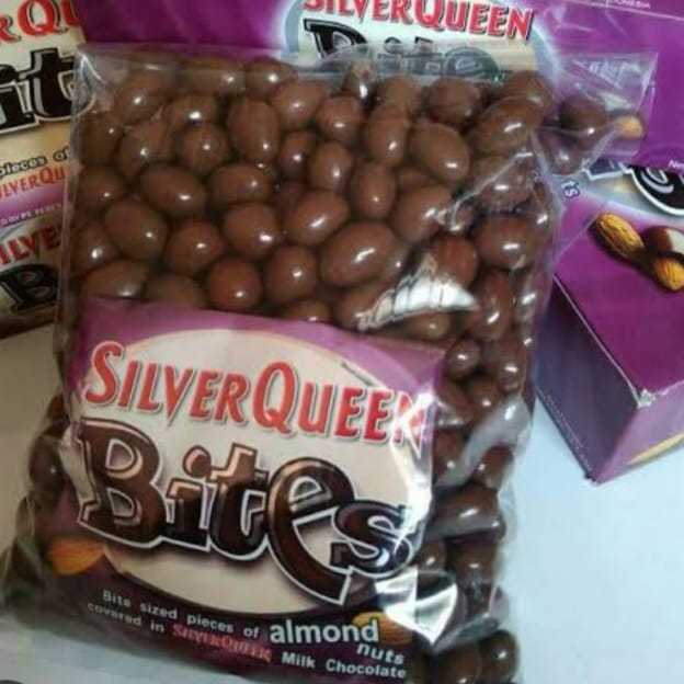 Coklat silverqueen almond bites 1 Kg