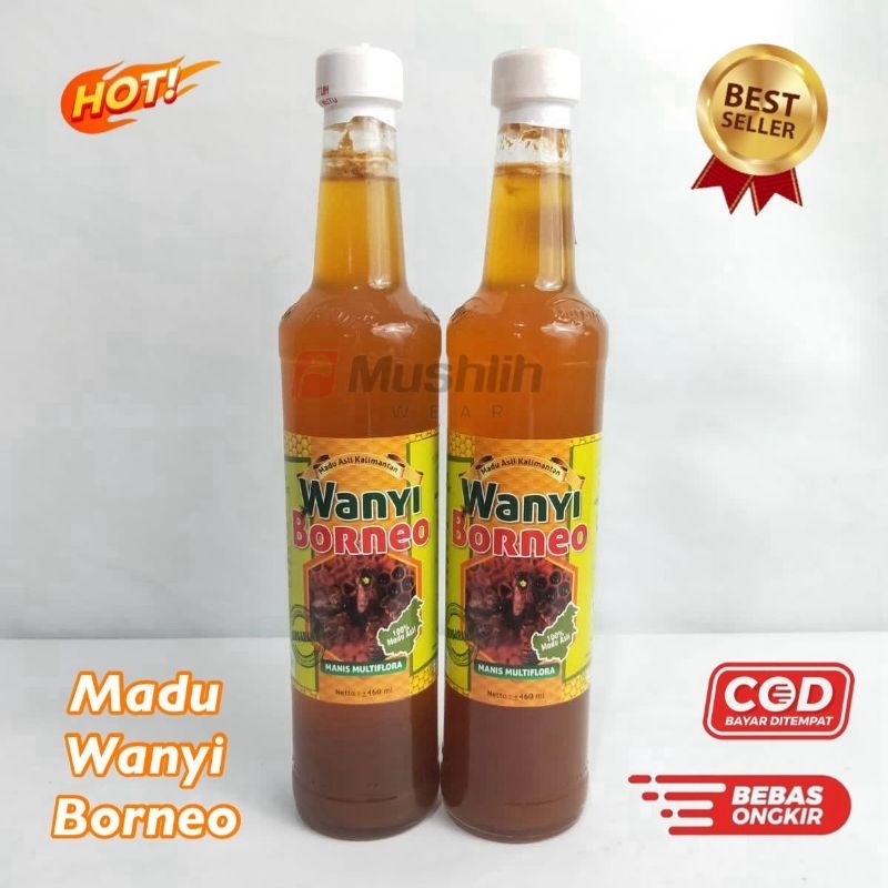 

#H1- Madu Hutan Borneo-BEST SELLER‼️Madu Borneo Asli 100% Tanpa Campuran, Madu Hutan Asli dari Lebah Liar Kalimantan,Menurunkan Tekanan Darah dan Menyembuhkan Luka, Kaya Antioksidan dan Antibakteri, Suplemen Obat Alami dapat Meredakan Batuk - WANYI BORNEO