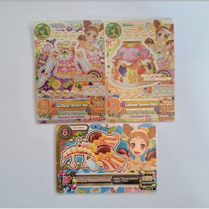 (READY) kartu aikatsu premium otome lollipop taurus coord without shoes