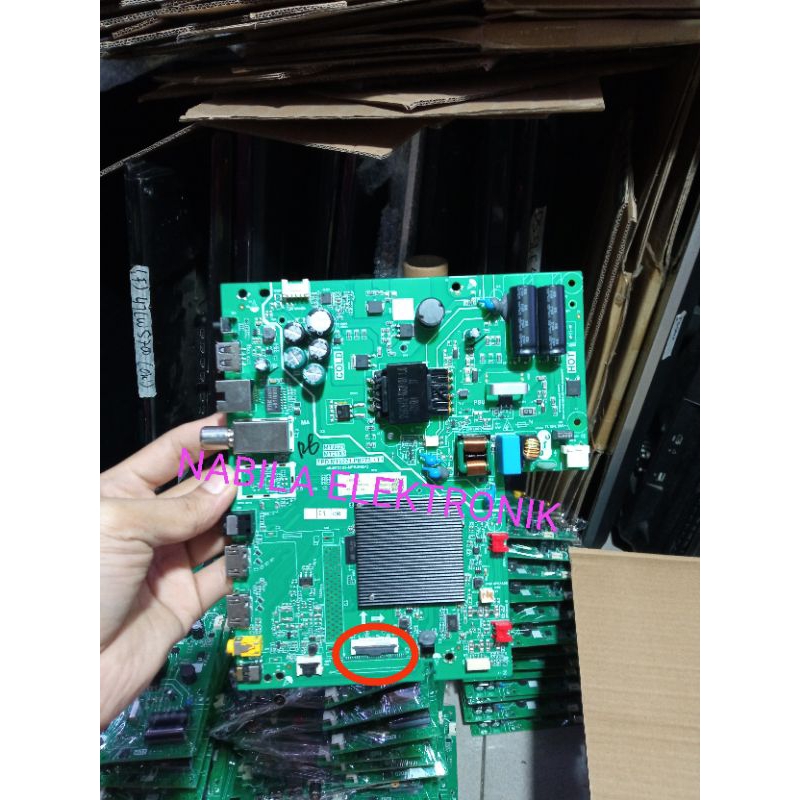 MESIN TV LED TCL 32A7 MAINBOARD MOBO MICOM MODUL TV TCL 32A7