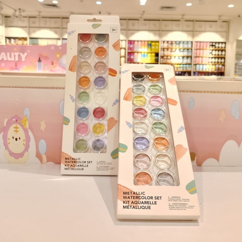 

Miniso Watercolor Set/Cat Air Satu Set Kuas