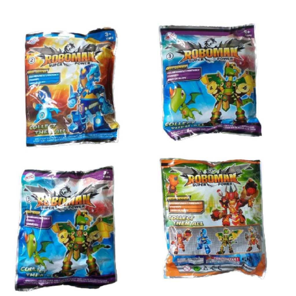 MAINAN ROBOT RAKIT ROBOMAN MAINAN FIGURE ROBOT PLASTIK