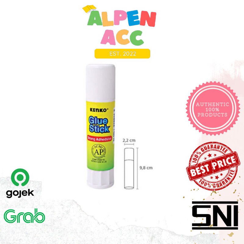 

KENKO Glue Stick Lem Kertas Batang Kenko 8 gr & 15 gr
