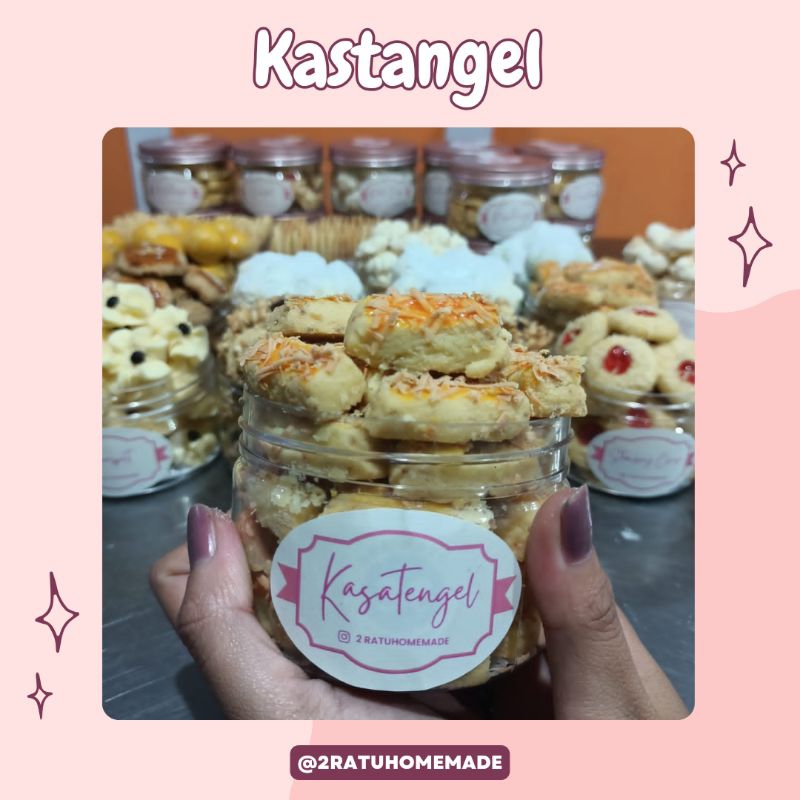 

KUE KASTANGEL PREMIUM KEMASAN 300ML TERLARIS | KUE KERING LEBARAN