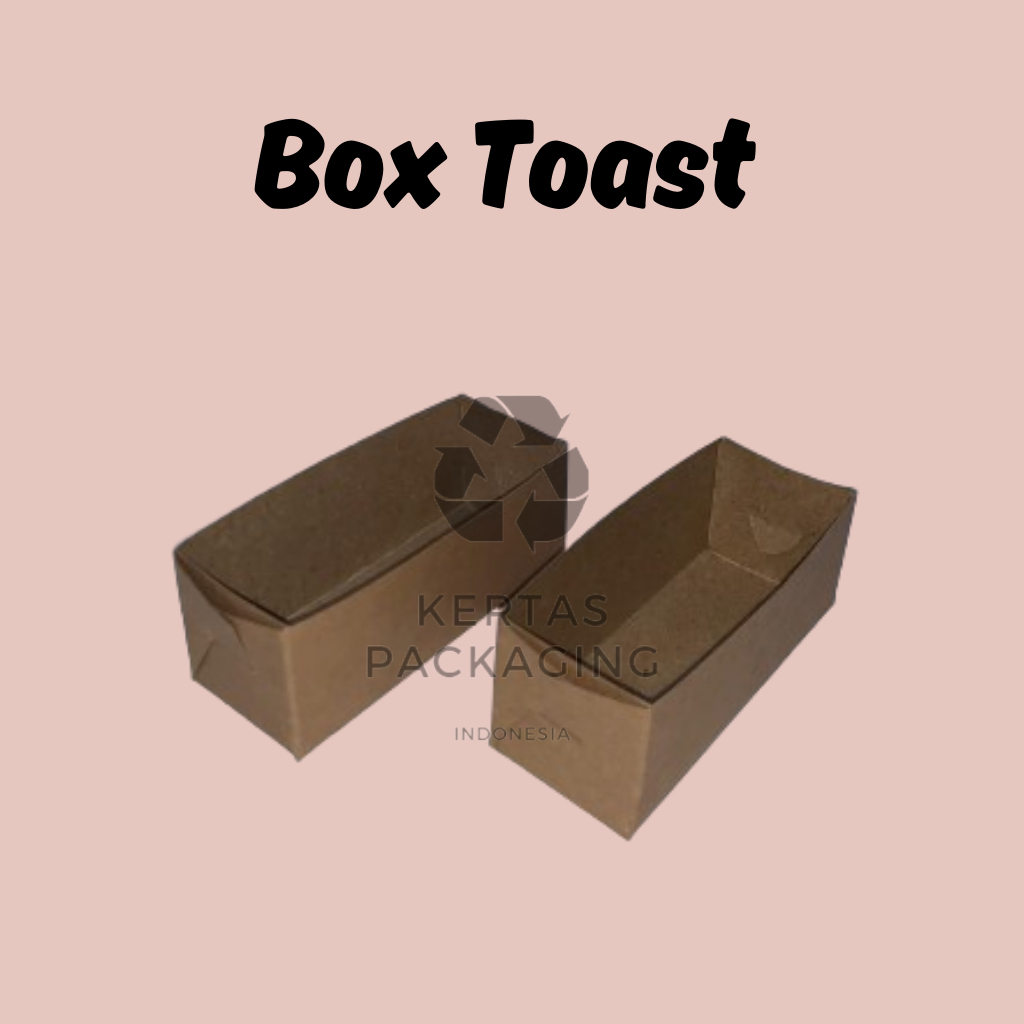 BOX TOAST/BOX ROTI TOAST TANPA TUTUP/BOX CROMBOLONI